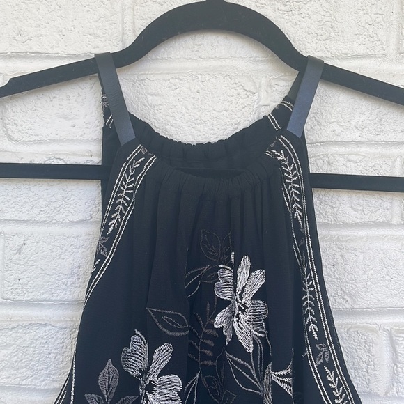 Alfani Embroidered Handkerchief Hemline Halter Top - Picture 7 of 9